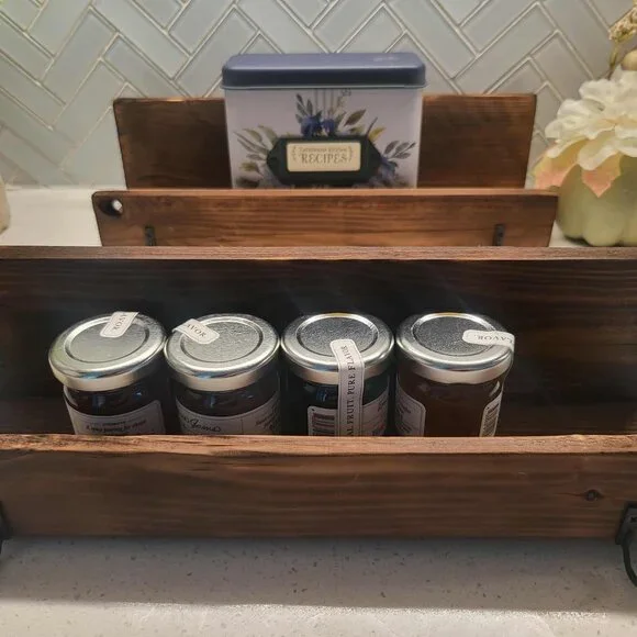 Handmade Set of 2 Spice Racks - Picture 4 of 9